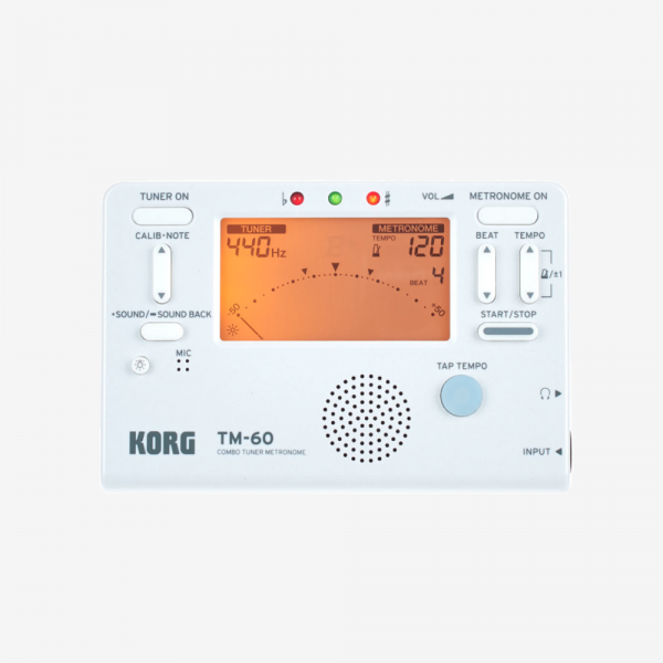 Afinador Metrónomo Korg TM60 Blanco - Imagen 3